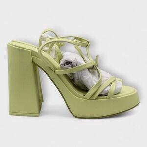 Madden Girl Women's Acess Heeled Sandals Size 7.5M